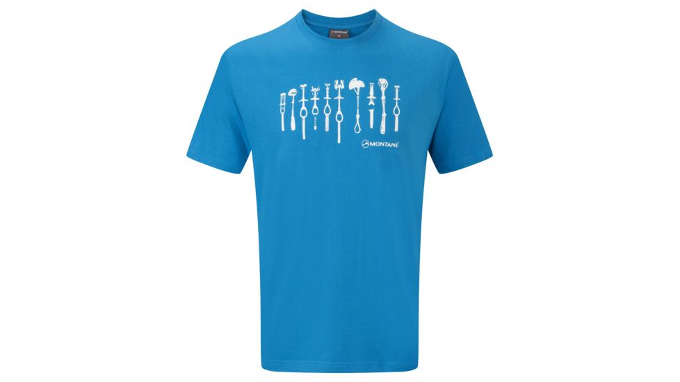 Rock Cams T-Shirt - Mens-Blue Spark-Large