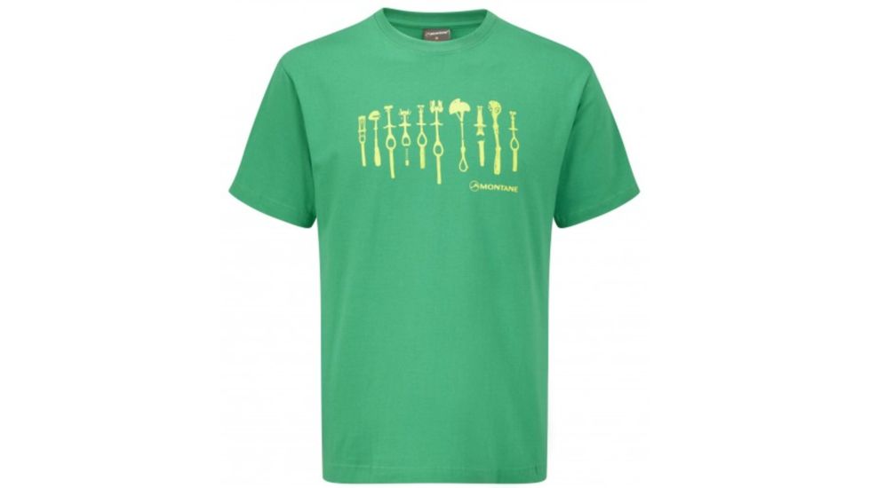 Montane Rock Cams T-Shirt - Men's-Jelly Bean Green-Small