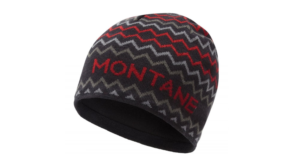 Montane Signature Beanie, Zigzag Black, ONE SIZE, HSIGBBLZO6