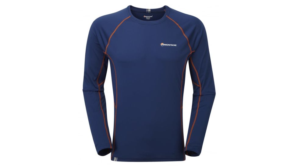 Montane Sonic Long Sleeve T-Shirt, Antarctic Blue, L MSLTSANTN3