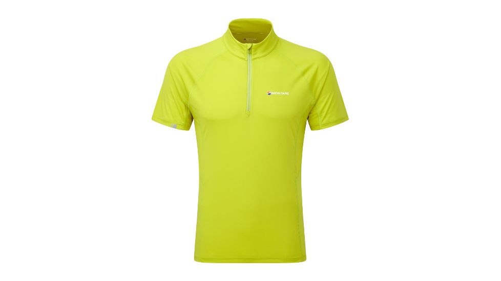 Montane Sonic Zip T-Shirt - Men's-Kiwi-Medium
