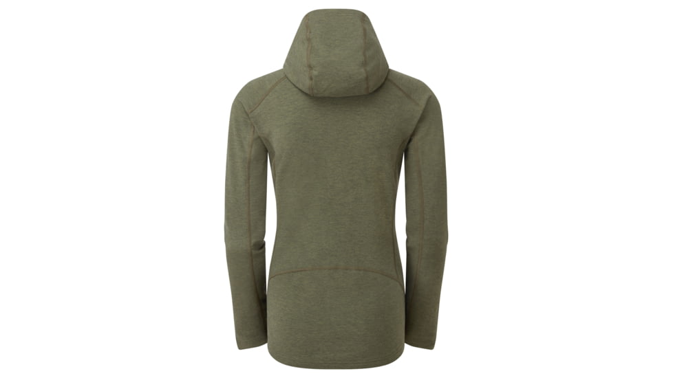 Montane Spinon Hoodie - Womens, Kelp Green, UK8/EUR34/US4/XS, FSPHOKELA13