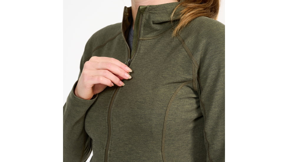 Montane Spinon Hoodie - Womens, Kelp Green, UK8/EUR34/US4/XS, FSPHOKELA13