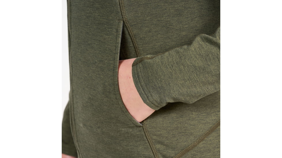 Montane Spinon Hoodie - Womens, Kelp Green, UK8/EUR34/US4/XS, FSPHOKELA13