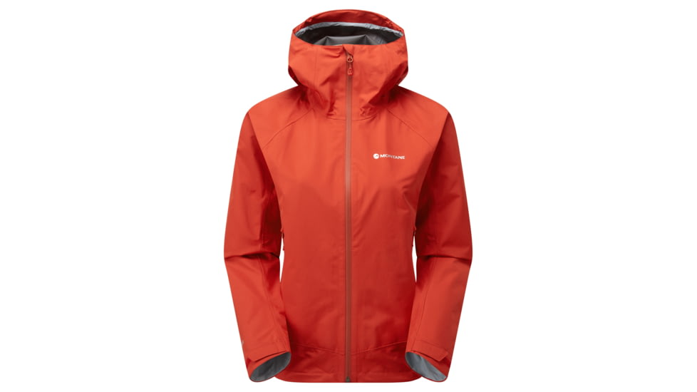Montane Spirit Jacket - Womens, Saffron Red, UK14/EUR40/US10/L, FSPRJSAFN14