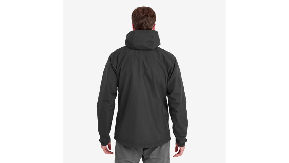 Montane Spirit Waterproof Jacket - Men's, Large, Black, MSPRJBLAN14