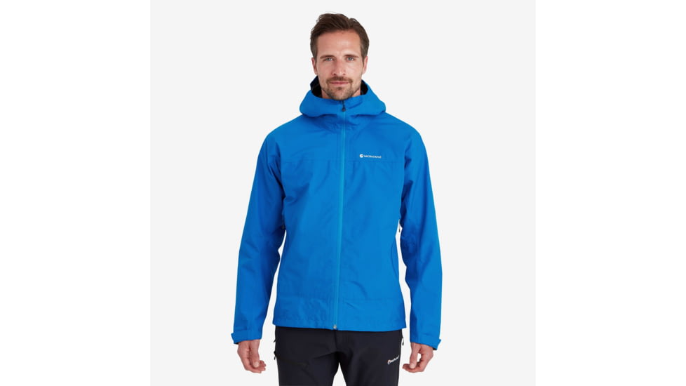 Montane Spirit Waterproof Jacket - Men's, Medium, Electric Blue, MSPRJELEM14