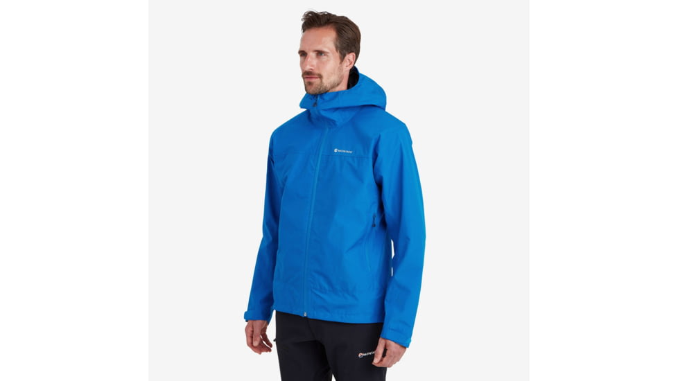 Montane Spirit Waterproof Jacket - Men's, Medium, Electric Blue, MSPRJELEM14
