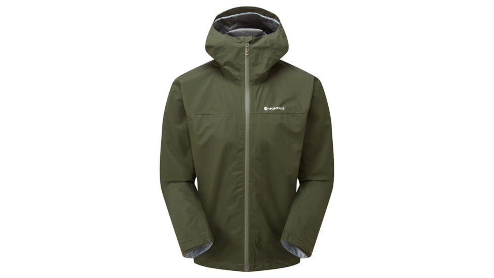Montane Spirit Waterproof Jacket - Men's, Large, Oak Green, MSPRJOAKN14