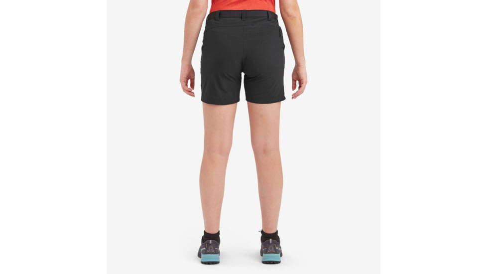 Montane Terra Stretch Lite Shorts - Womens, Black, Extra Small, FTSSHBLAA15
