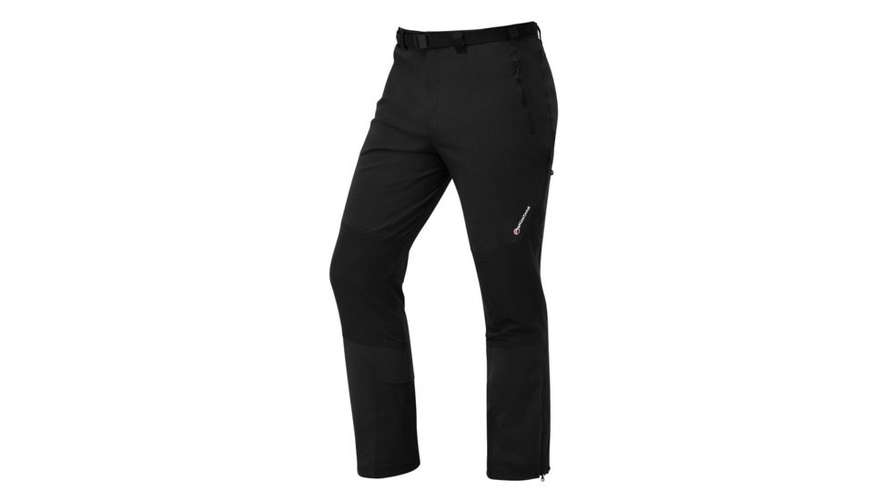 Montane Terra Stretch Mountain Pants, Short Leg - Mens, Black, Extra Small, MTESSBLAA07
