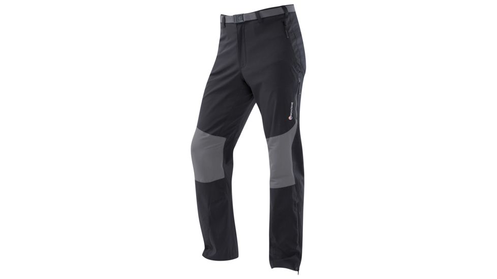 Montane Terra Stretch Pants - Mens-Black-Long Inseam-Medium