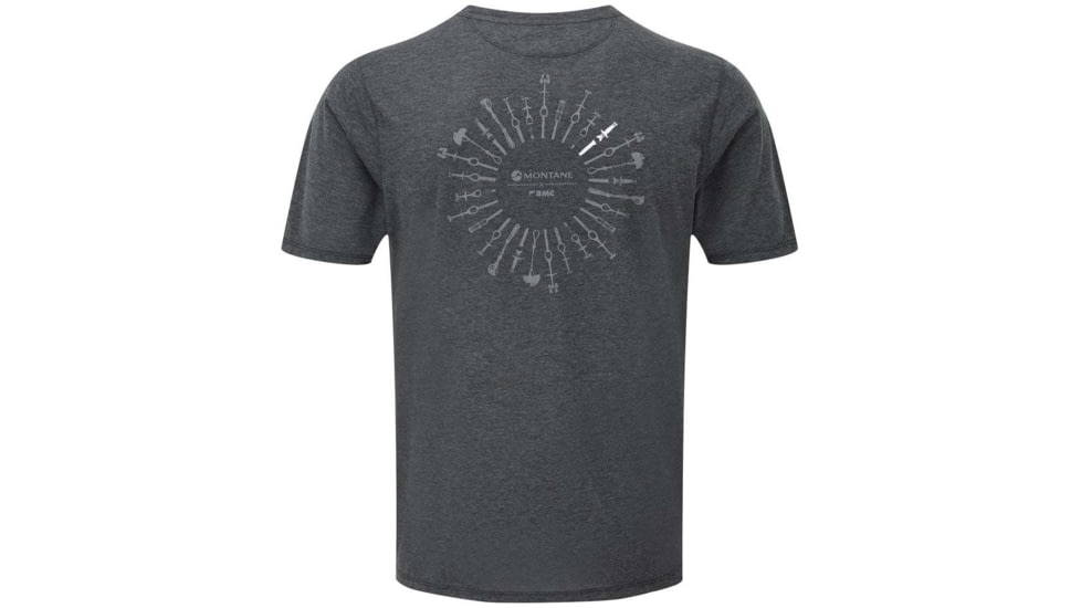 Montane Trad T-Shirt - Mens, Charcoal, Large, MTDTSCHAN09
