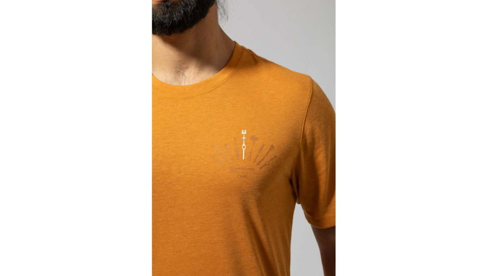 Montane Trad T-Shirt - Mens, Inca Gold, Large, MTDTSINCN09
