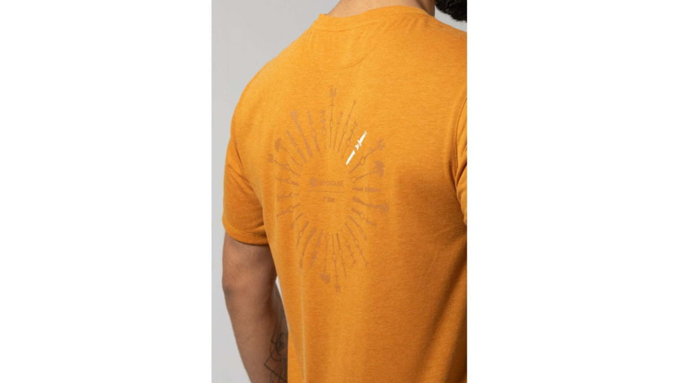 Montane Trad T-Shirt - Mens, Inca Gold, Large, MTDTSINCN09