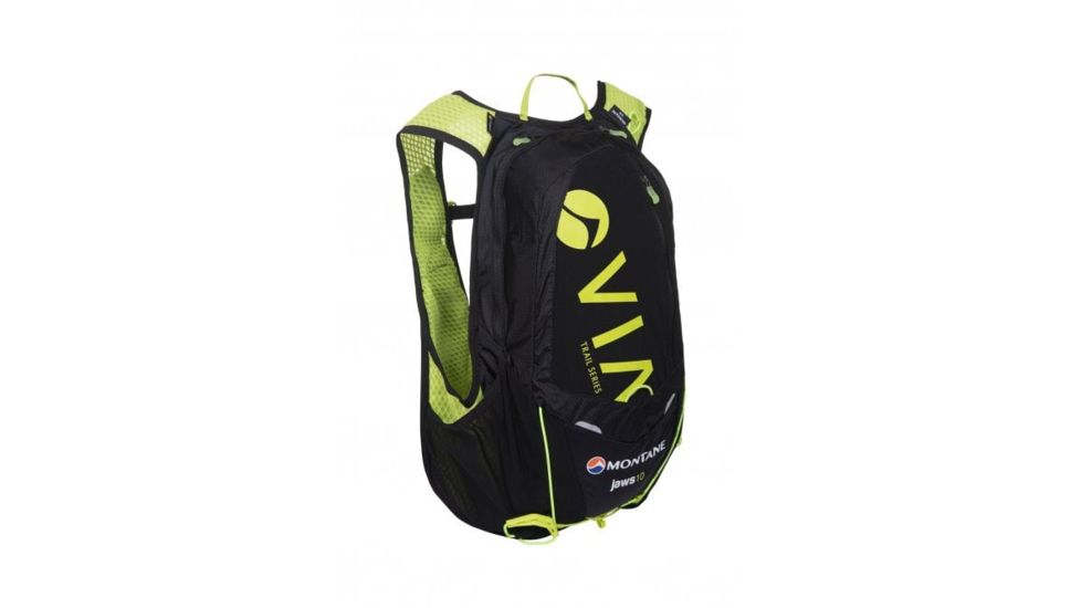 Montane Via Jaws 10 Trail Running Pack, 10 L, Black, Small/Medium, PJAWSBLAB07