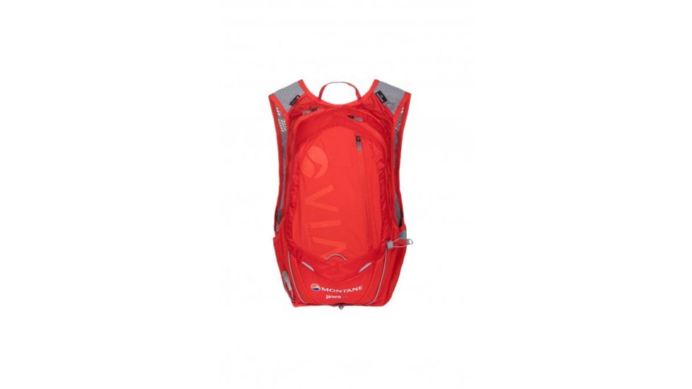 Montane Via Jaws 10 Trail Running Pack, 10 L, Flag Red, Small/Medium, PJAWSFLAB07