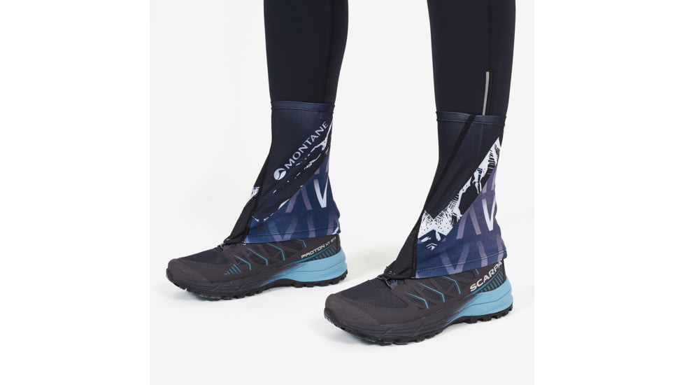 Montane Via Sock-It Gaiter, Black, Medium/Large, ASIGABLAM12