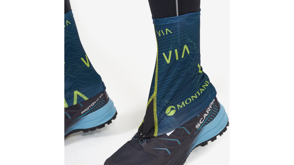 Montane Via Sock-It Gaiter, Narwhal Blue, Small/Medium, ASIGANARB12