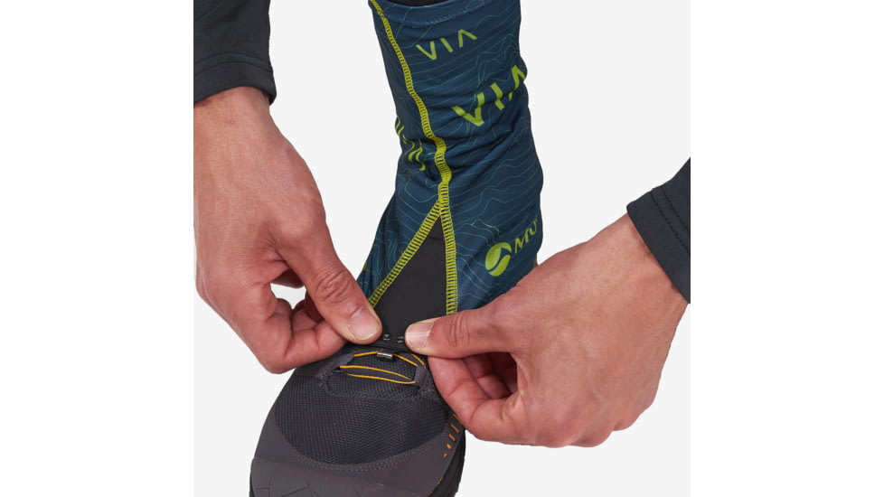 Montane Via Sock-It Gaiter, Narwhal Blue, Small/Medium, ASIGANARB12