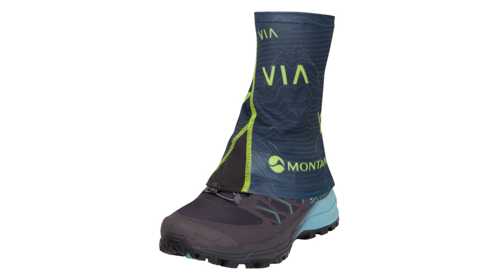 Montane Via Sock-It Gaiter, Narwhal Blue, Small/Medium, ASIGANARB12