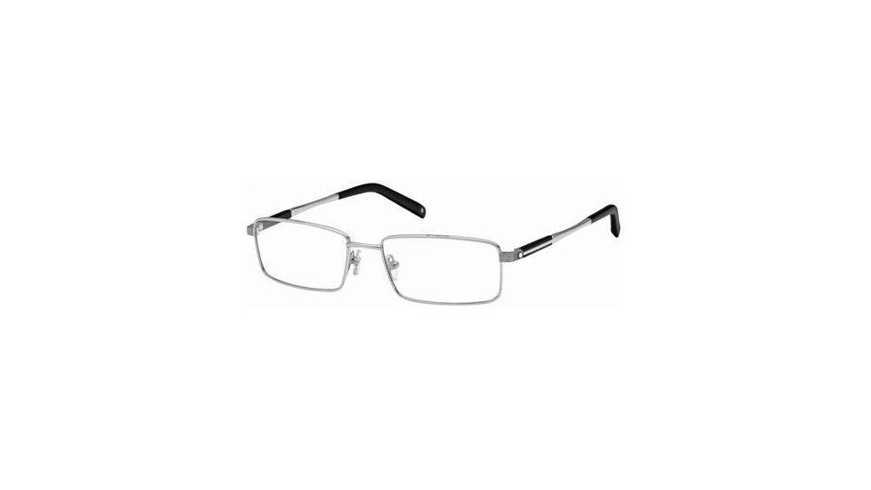 Montblanc MB0340 Eyeglass Frames - Shiny Palladium Frame Color