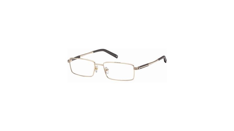 Montblanc MB0340 Eyeglass Frames - Shiny Rose Gold Frame Color