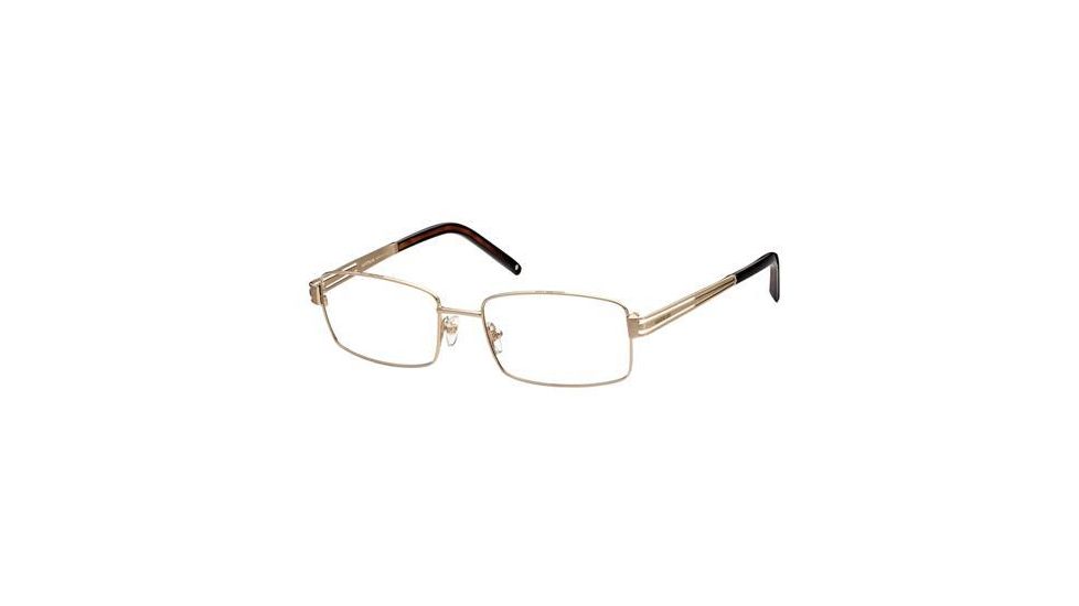 Montblanc MB0347 Eyeglass Frames - Shiny Rose Gold Frame Color