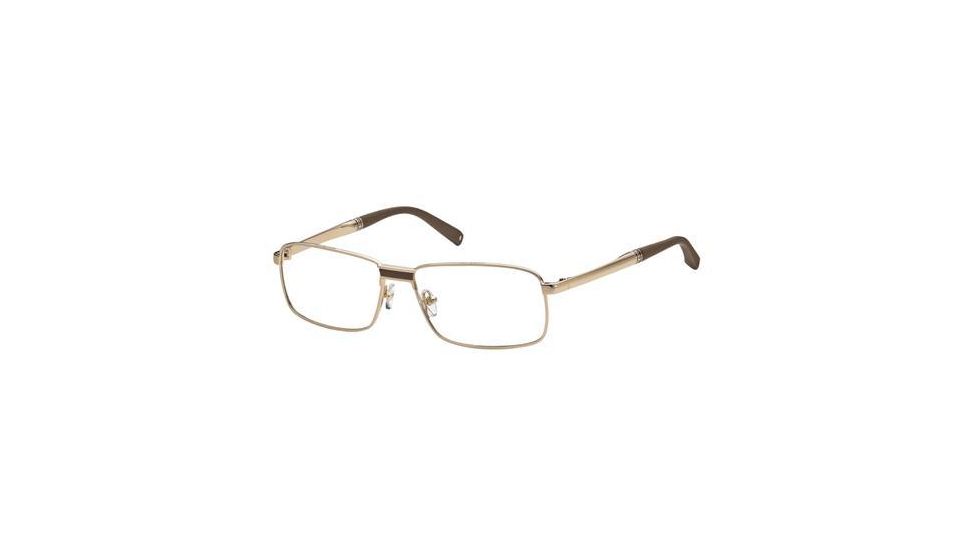 Montblanc MB0348 Eye Glass Frames - Shiny Rose Gold Frame Color
