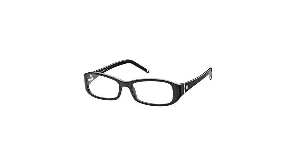 Montblanc MB0351 Eyeglass Frames - Black Frame Color