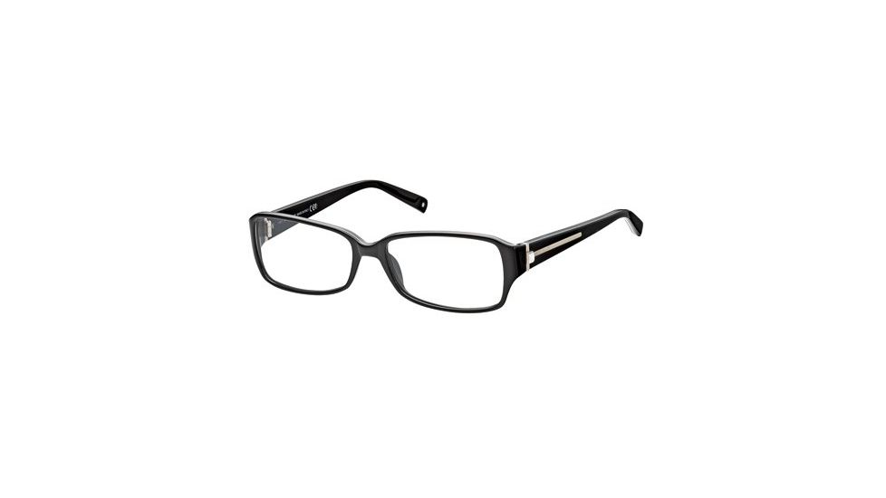 Montblanc MB0380 Eyeglass Frames - Shiny Black Frame Color
