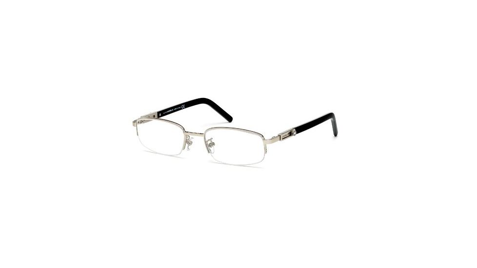 Montblanc MB0399 Eyeglass Frames - Shiny Palladium Frame Color