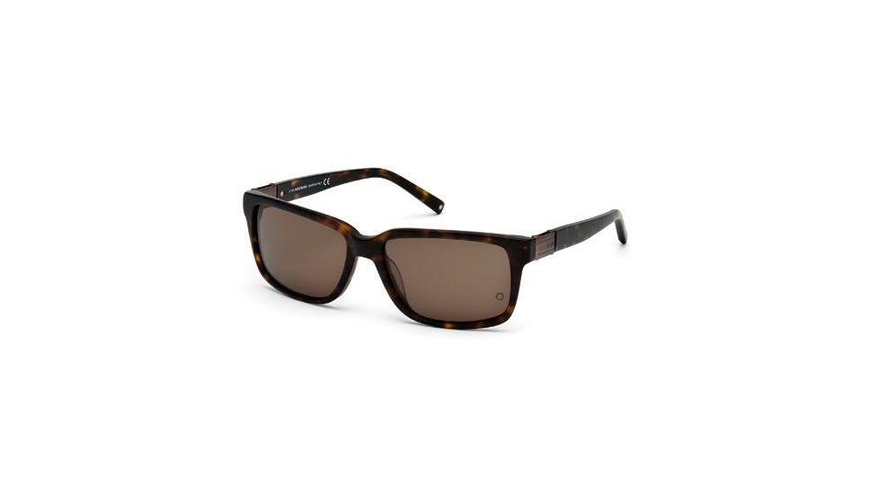 Montblanc MB405S Sunglasses - Dark Havana Frame Color, Roviex Lens Color