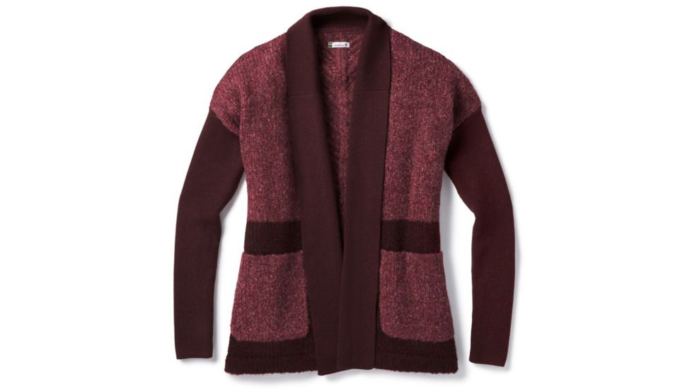 Smartwool Moon Ridge Sweater Wrap-Women's, Fig, Extra Small, SW000314A13-XS