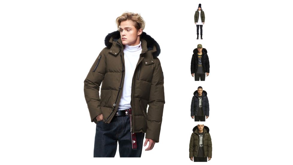 Moose Knuckles 3Q Jacket - Men's, Army/Black Fox, Army/Natural Fox, Black/Black Fur, Navy/Black Fur, Olive/Black Fur