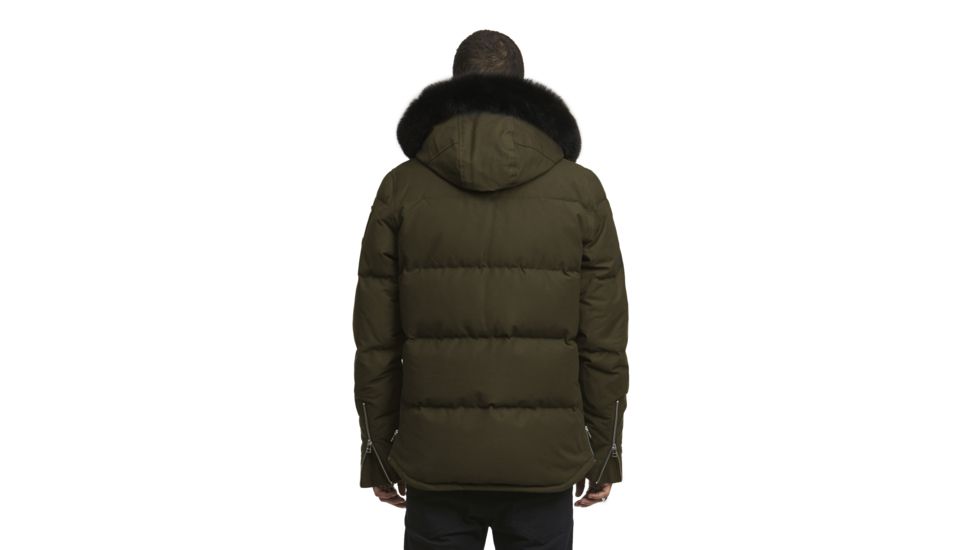Moose Knuckles 3Q Jacket - Men's-Olive/Black Fur-Medium, 426475