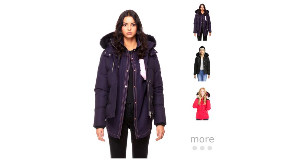 Moose Knuckles 3Q Jacket - Women's, Abyss/Black Fur, Army/Black Fur, Black, Deep Red, Green Ash/Black Fox, Snow White