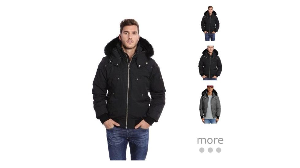 Moose Knuckles Ballistic Bomber - Mens, Black With Black Fur, Black/Black, Black/Black Fur, Granite With Black, Granite/Black, Green Ash/Black Fox