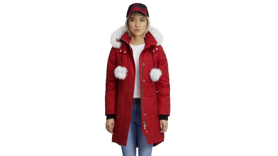 Moose Knuckles Stirling Parka - Women's-Deep Red-X-Small
