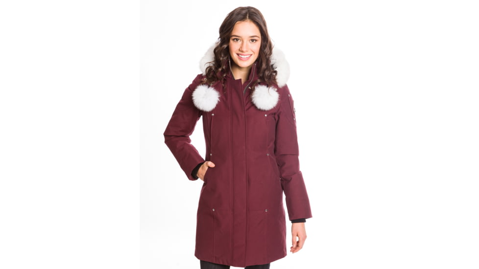 Moose Knuckles Stirling Parka - Women's-Oxblood-Large