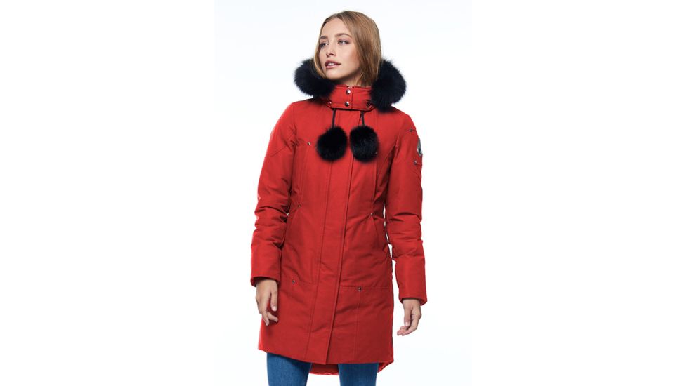 Moose Knuckles Stirling Parka - Women's, Redwood/Black Fox, Medium, MK2003-LP-382-M