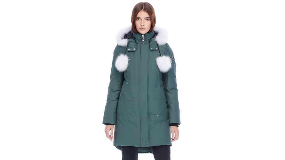 Moose Knuckles Stirling Parka Womens, Oceanic / Natural, S, MK2003LP-528-S