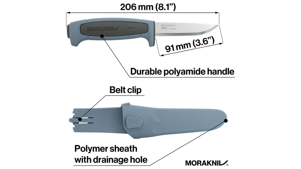 Morakniv Basic 546 Gray/Blue