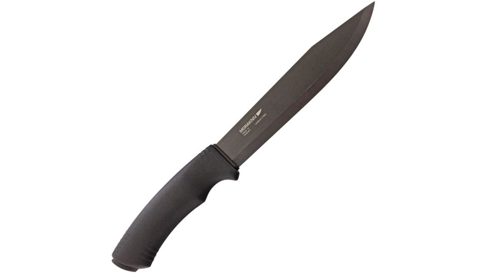 Mora Bushcraft Pathfinder Black Fixed Blade Knife, 6.75in, Carbon Steel FT01545