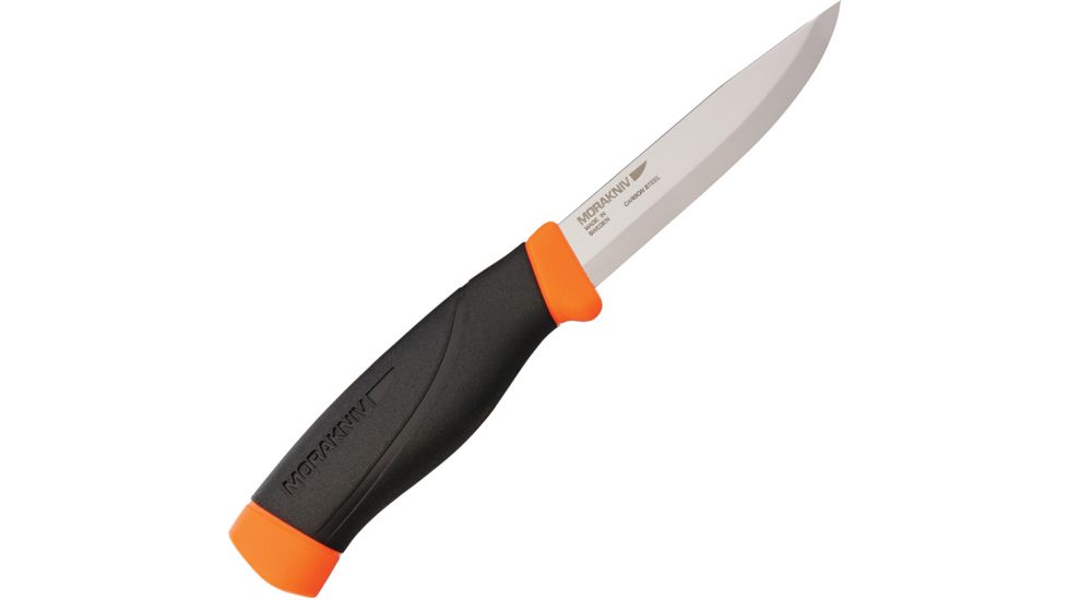 Mora Companion Heavy Duty Orange Fixed Blade Knife, 9in, 4in, Carbon Steel FT01603