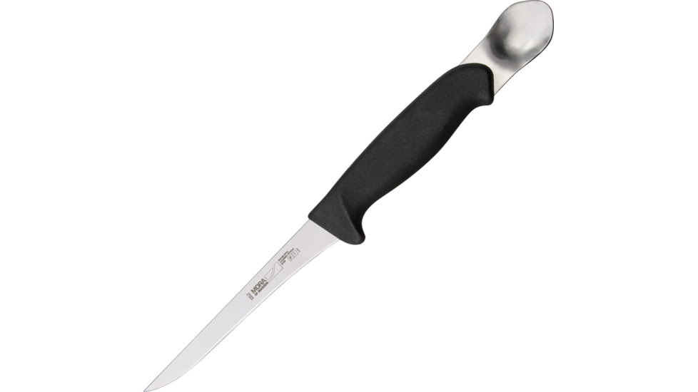 Morakniv Gutting Knife 9152P with Spoon, 13.375" overall, Black contoured propylene handle, M-121-5150