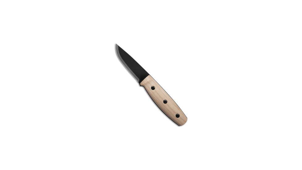Morakniv Morakniv Finn Fixed Blade Knife Ash Wood 3.3" Two-Tone M-14083, Tan, Stainless Steel, adult, BHQ-182924