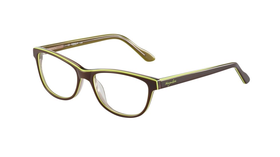 Morgan Prescription Eyeglasses 201080 Bifocal Dark Brown Frame