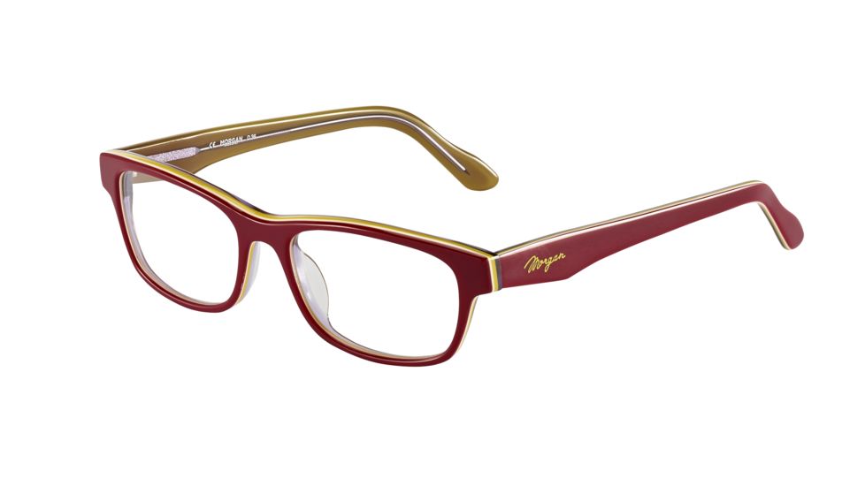 Morgan Prescription Eyeglasses 201085 Progressive Red Frame
