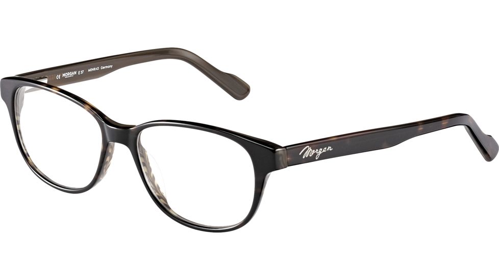 Morgan 201099 Single Vision Prescription Eyeglasses, Darkbrown Havana Frame, 201099-6133SV